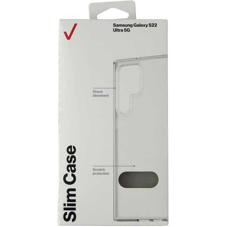 Защитный чехол Verizon Slim Case для Samsung Galaxy S22 Ultra (S908) B0CKD42G1P - Clear: фото 4 из 4