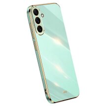 Защитный чехол XINLI Porcelain Design для Samsung Galaxy A37 (A376) - Cyan: фото 1 из 8
