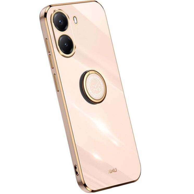 Защитный чехол XINLI Porcelain Ring для Xiaomi Poco X7 Pro - Pink: фото 1 из 6