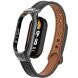 Защитный комплект Deexe Leather Kit для Xiaomi Mi Smart Band 8 - Black (326013B). Фото 1 из 6