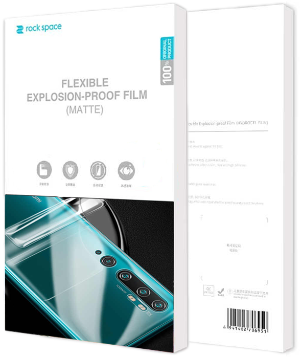 Антибликовая пленка на заднюю панель RockSpace Explosion-Proof Matte для Realme C11: фото 1 из 9