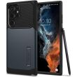 Защитный чехол Spigen (SGP) Slim Armor для Samsung Galaxy S22 Ultra (S908) - Metal Slate (289970M)