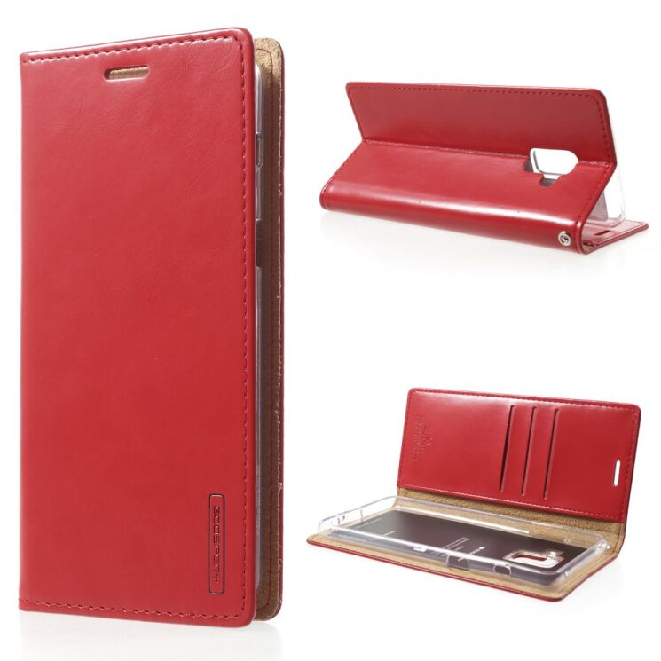 Чехол-книжка MERCURY Classic Flip для Samsung Galaxy A8+ 2018 (A730) - Red: фото 2 из 5