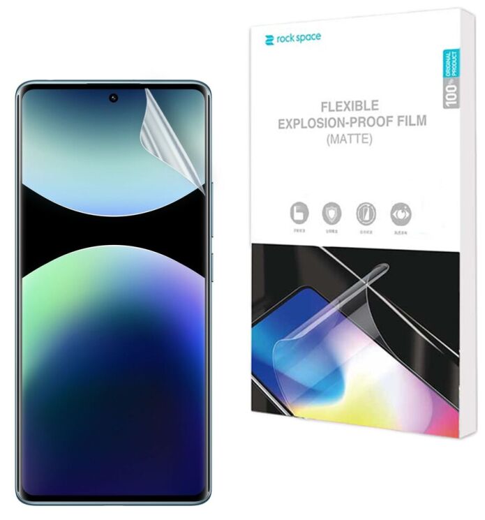 Антиблікова плівка на екран RockSpace Explosion-Proof Matte для Xiaomi Redmi Note 14 Pro: фото 1 з 8