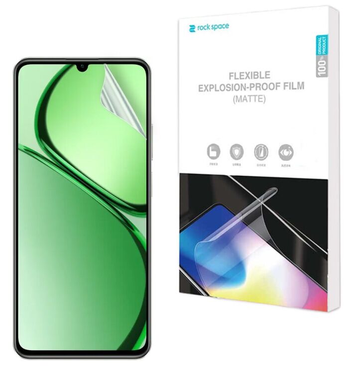 Антиблікова плівка на екран RockSpace Matte для Realme C63: фото 1 з 8