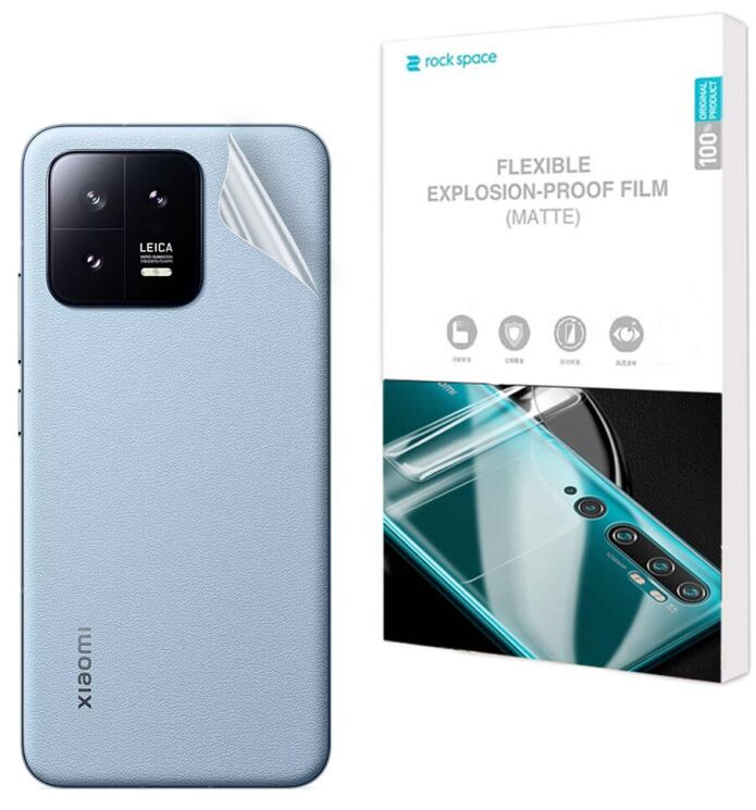 Антиблікова плівка на задню панель RockSpace Explosion-Proof Matte для Xiaomi 13: фото 1 з 9