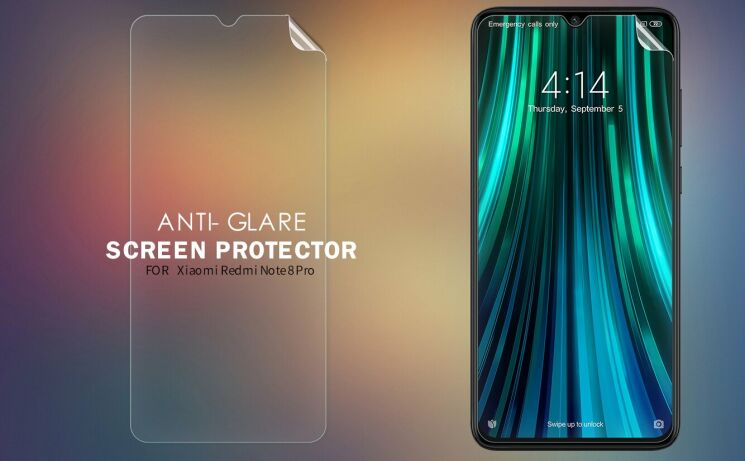 Антиблікова плівка NILLKIN Matte для Xiaomi Redmi Note 8 Pro: фото 6 з 11