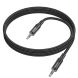 AUX-кабель Hoco UPA27 Spirit transparent (1.2m) - Black (896256B). Фото 2 из 7