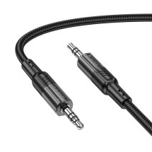 AUX-кабель Hoco UPA27 Spirit transparent (1.2m) - Black: фото 1 из 7