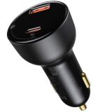 Автомобільний зарядний пристрій Baseus Superme Digital Display PPS 100W (CCZX-01) - Black (923269B)