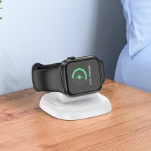 Бездротовий зарядний пристрій Hoco CW44 для Apple Watch - White: фото 1 з 2