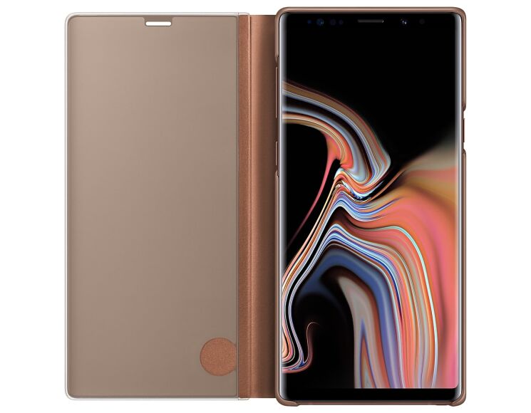 Чохол Clear View Standing Cover для Samsung Note 9 (EF-ZN960CAEGRU) Brown: фото 4 з 13