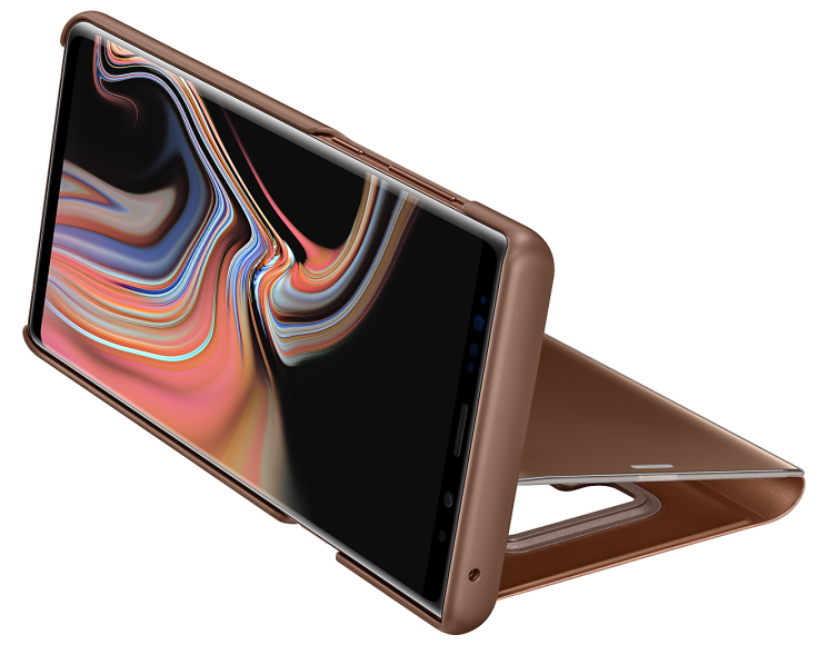 Чохол Clear View Standing Cover для Samsung Note 9 (EF-ZN960CAEGRU) Brown: фото 7 з 13