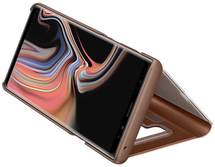 Чохол Clear View Standing Cover для Samsung Note 9 (EF-ZN960CAEGRU) Brown: фото 5 з 13