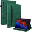 Чехол Deexe Business Style для Lenovo Tab P12 Pro (TB-Q706) - Green (294000G)