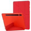 Чехол Deexe Origami Series для Samsung Galaxy Tab S10 Plus - Red (364709R)