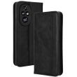 Чехол Deexe Retro Style для Honor 200 Pro - Black (362100B)