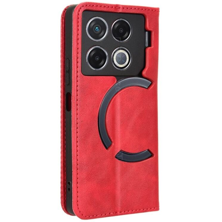 Чехол Deexe Retro Style для Infinix GT 20 Pro - Red: фото 5 из 7