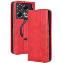 Чехол Deexe Retro Style для Infinix GT 20 Pro - Red: фото 1 из 7