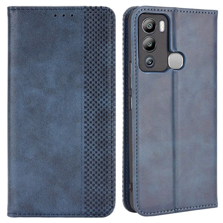 Чохол Deexe Retro Style для Infinix Hot 12i (X665) - Blue: фото 1 з 7