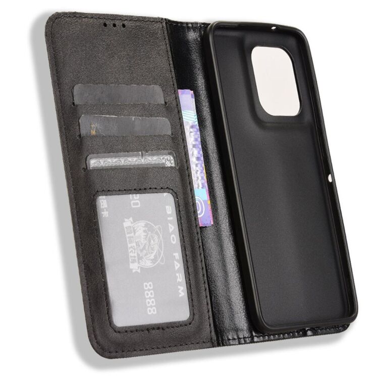 Чохол Deexe Retro Style для Motorola Edge 50 Neo - Black: фото 4 з 7