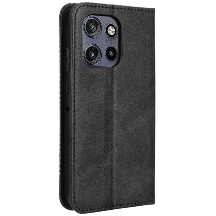 Чохол Deexe Retro Style для Motorola Edge 50 Neo - Black: фото 6 з 7