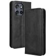 Чохол Deexe Retro Style для Motorola Edge 50 Neo - Black (367110B)