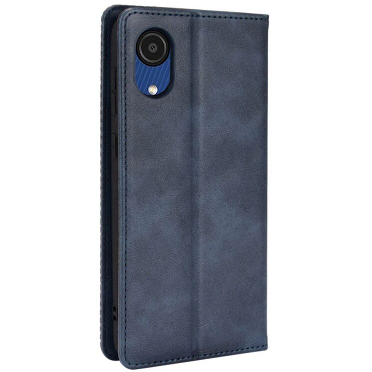 Чохол Deexe Retro Style для Samsung Galaxy A03 Core (A032) - Blue: фото 4 з 9