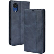 Чохол Deexe Retro Style для Samsung Galaxy A03 Core (A032) - Blue: фото 1 з 9