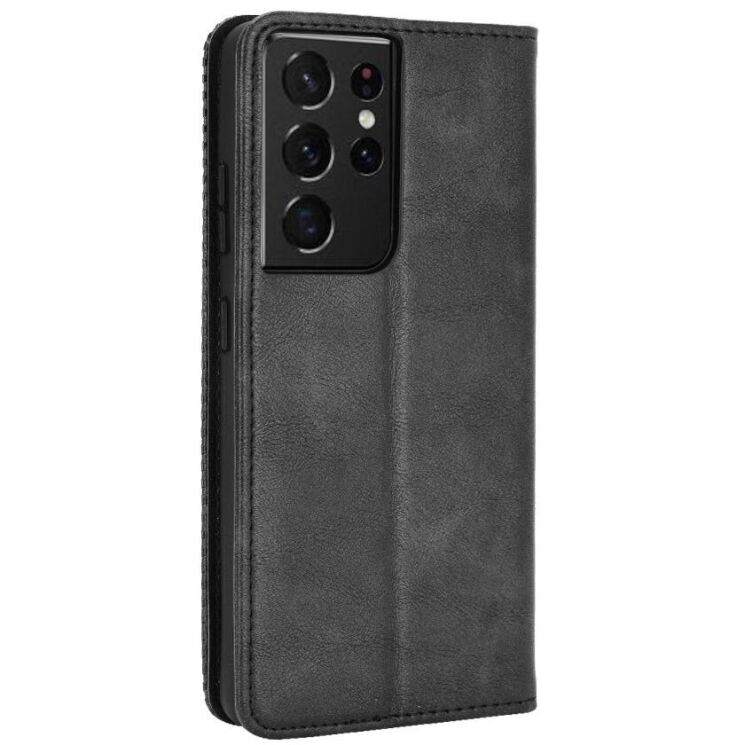 Чохол Deexe Retro Style для Samsung Galaxy S21 Ultra (G998) - Black: фото 7 з 16