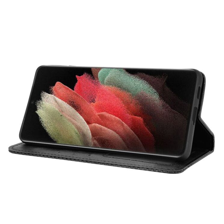 Чохол Deexe Retro Style для Samsung Galaxy S21 Ultra (G998) - Black: фото 6 з 16