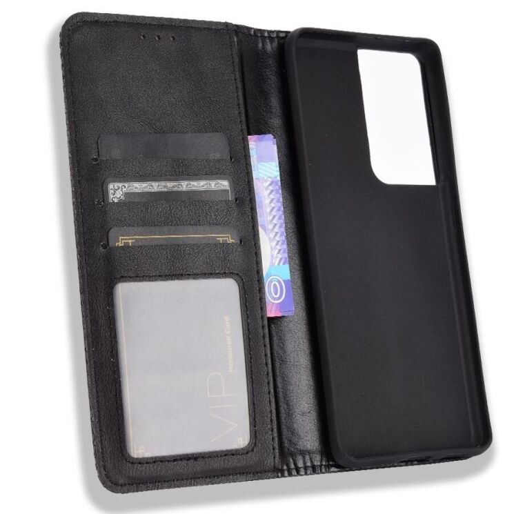 Чохол Deexe Retro Style для Samsung Galaxy S21 Ultra (G998) - Black: фото 4 з 16