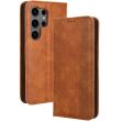 Чехол Deexe Retro Style для Samsung Galaxy S23 Ultra (S918) - Brown (321051Z)