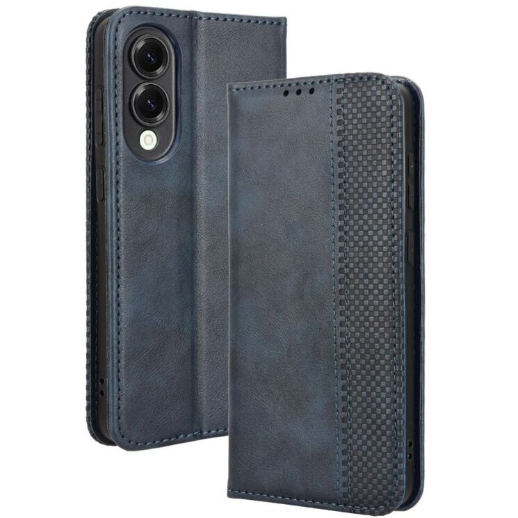 Чехол Deexe Retro Style для Samsung Galaxy S25 Edge (S937) - Blue: фото 1 из 7