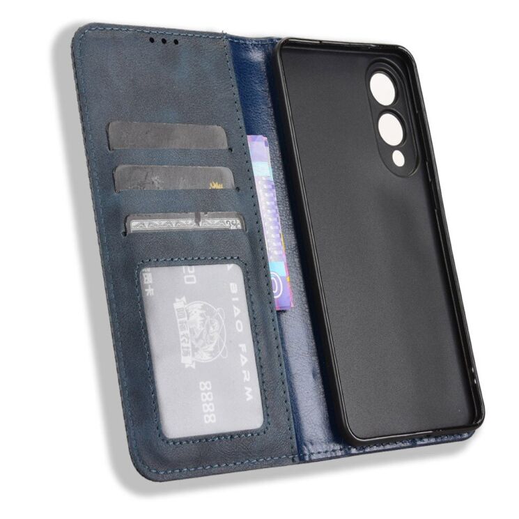 Чехол Deexe Retro Style для Samsung Galaxy S25 Edge (S937) - Blue: фото 2 из 7