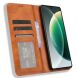 Чехол Deexe Retro Style для TECNO Camon 30 (CL6) - Brown (352109Z). Фото 2 из 7