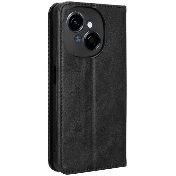 Чехол Deexe Retro Style для TECNO Spark Go 1 - Black: фото 6 из 7