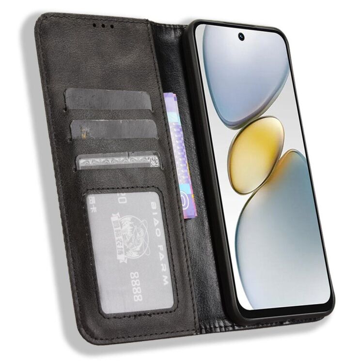 Чехол Deexe Retro Style для TECNO Spark Go 1 - Black: фото 2 из 7