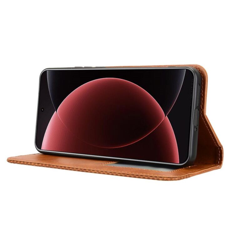 Чехол Deexe Retro Style для Xiaomi 15 Ultra - Brown: фото 6 из 18