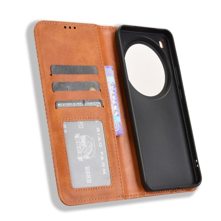 Чехол Deexe Retro Style для Xiaomi 15 Ultra - Brown: фото 4 из 18