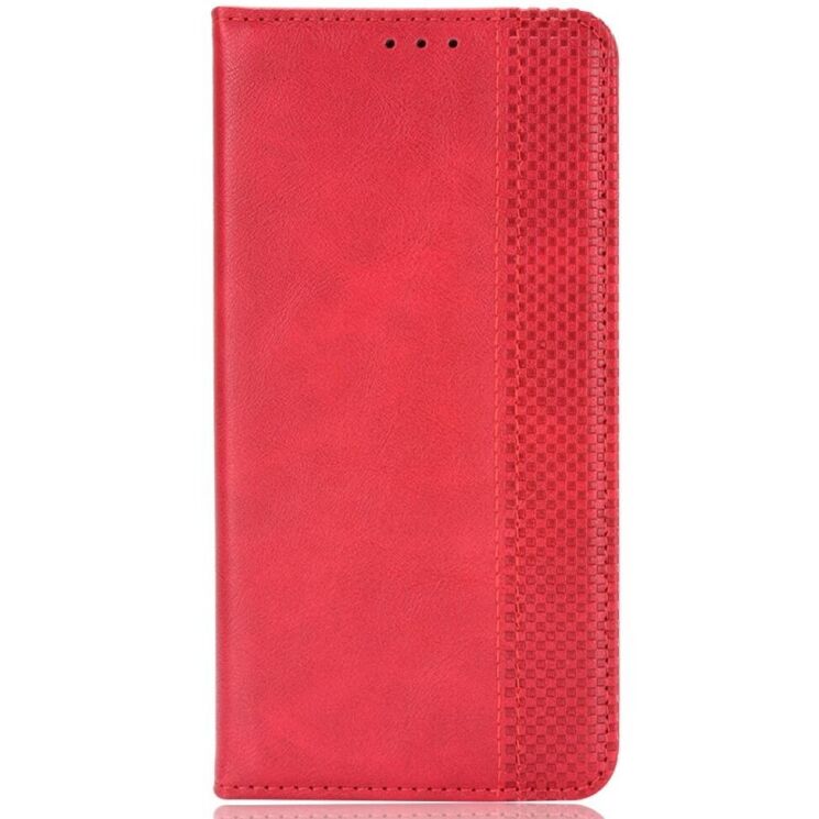 Чехол Deexe Retro Style для Xiaomi Poco F6 Pro - Red: фото 5 из 7