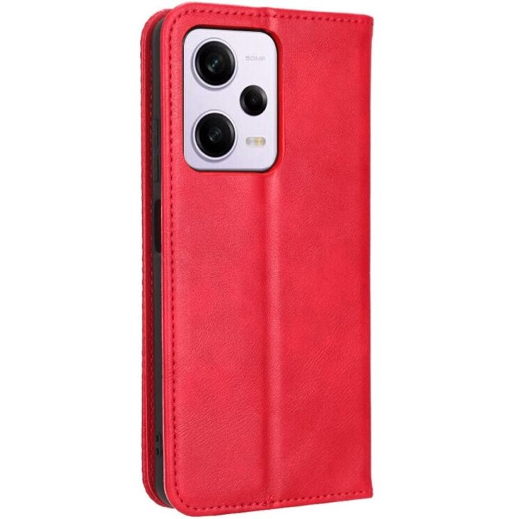 Чехол Deexe Retro Style для Xiaomi Redmi Note 12 Pro 5G / Poco X5 Pro - Red: фото 6 из 7