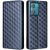 Чехол Deexe Rhombus Book для Motorola Edge 40 Neo - Blue: фото 1 из 6