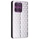 Чехол Deexe Rhombus Book для Motorola Edge 60 Pro - Silver (381705S). Фото 7 из 9