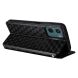 Чохол Deexe Rhombus Book для Motorola Moto G05 / Moto E15 - Black (372702B). Фото 4 з 10
