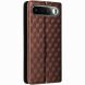 Чохол Deexe Rhombus Book для Realme 16 - Brown (412303Z). Фото 7 з 9