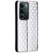 Чохол Deexe Rhombus Book для Realme C71 - Silver (384900S). Фото 6 з 6