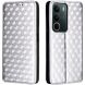 Чохол Deexe Rhombus Book для Realme C71 - Silver (384900S). Фото 1 з 6