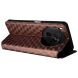 Чехол Deexe Rhombus Book для ZTE Nubia V70 Max - Brown (381200Z). Фото 5 из 10