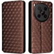 Чехол Deexe Rhombus Book для ZTE Nubia V70 Max - Brown (381200Z)